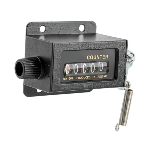 Pinsofy Mechanical Counter Glass Mirror Design 5-Digit Model TAK-602-0