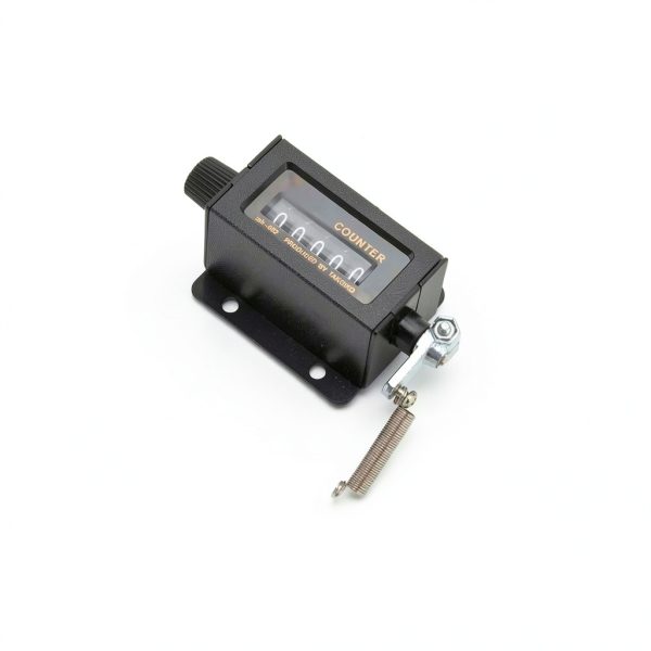 Pinsofy Mechanical Counter Glass Mirror Design 5-Digit Model TAK-602-2