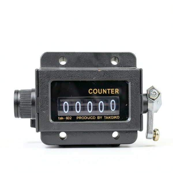 Pinsofy Mechanical Counter Glass Mirror Design 5-Digit Model TAK-602-4