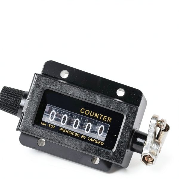 Pinsofy Mechanical Counter Glass Mirror Design 5-Digit Model TAK-602-1