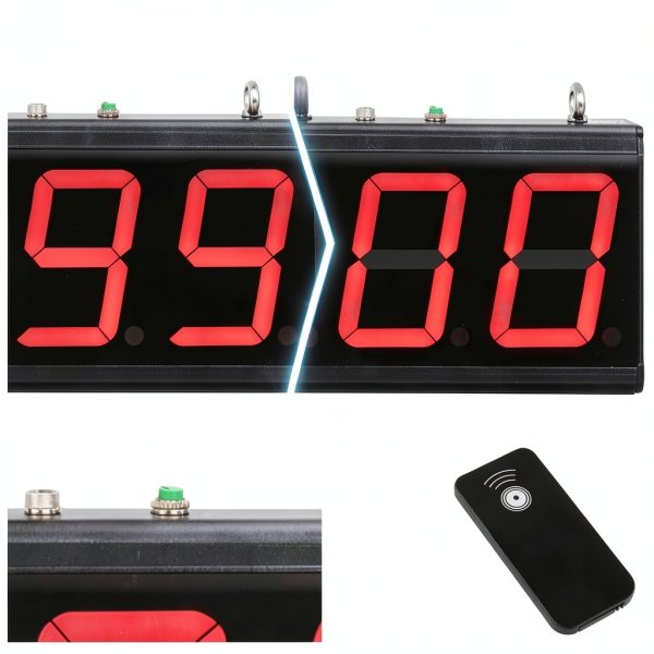 YMJOINMX Frequency Counter FBASeven082 4in Red Display 9.6ft Sensor-4