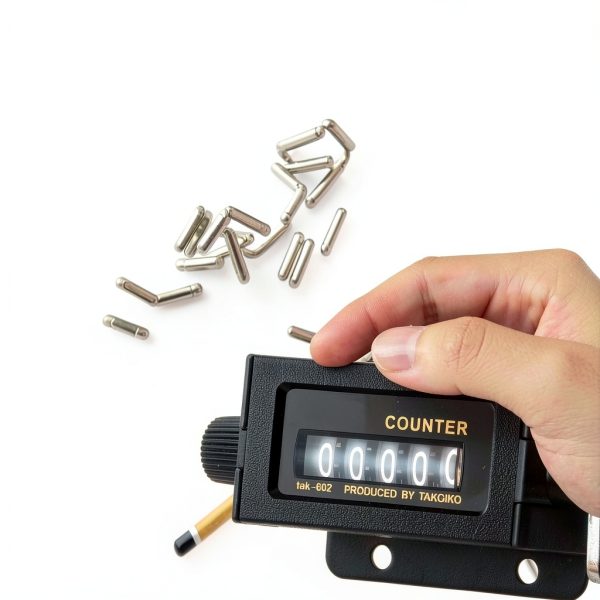 YIHAOSSING Mechanical Bale Counter 5‑Digit Glass Mirror Portable-7