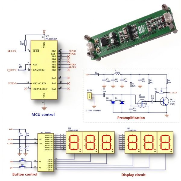 NATEFEMIN Frequency Counter Dual‑Mode Precision Meter 2.5 ppm VC‑TCXO-7