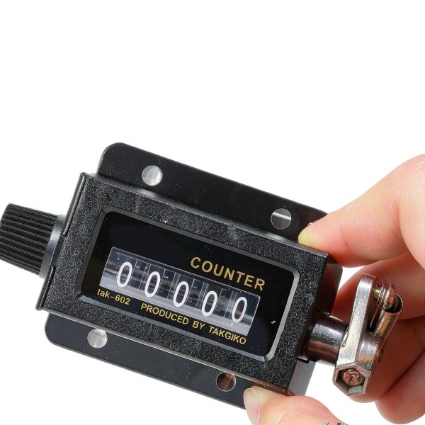 YIHAOSSING Mechanical Bale Counter 5‑Digit Glass Mirror Portable-5