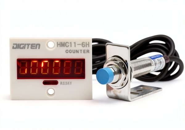 DIGITEN Frequency Counter 0-999999 UP with 12-24V Power-0