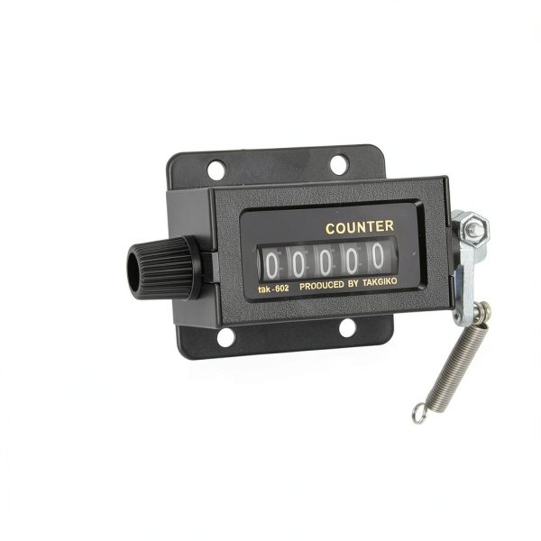 YIHAOSSING Mechanical Bale Counter 5‑Digit Glass Mirror Portable-2