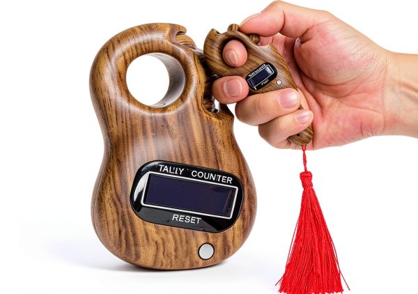 Digital Buddha Beads Counter Kellegour Plastic Low Noise Rolling-2