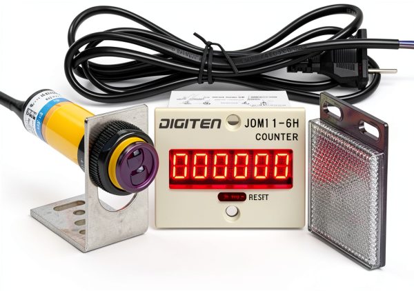 DIGITEN 6 Digit Plastic Counter 2 Settings Multi Color-0