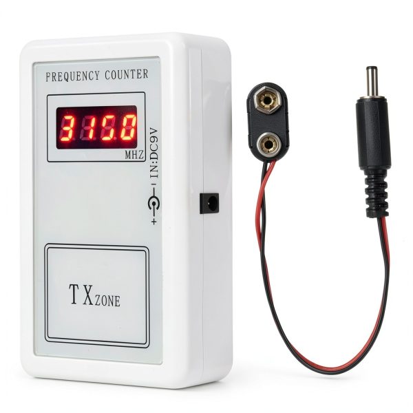 Jwthee Frequency Counter Handheld Tester 250-450MHz Remote Key-8