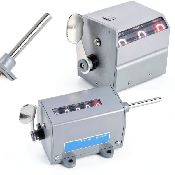Qiilu 5-Digit Mechanical Counter - 75 Count Hand Counter for Cable-2