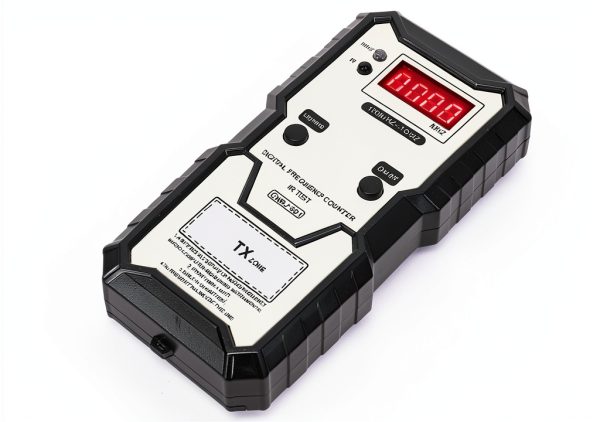 Remote Key Frequency Tester, 100MHZ to 1GHZ Infrared Remote Control Meter, Portable Key Fob Digital Counter for Access Control-8