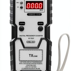 Remote Key Frequency Tester, 100MHZ to 1GHZ Infrared Remote Control Meter, Portable Key Fob Digital Counter for Access Control-0